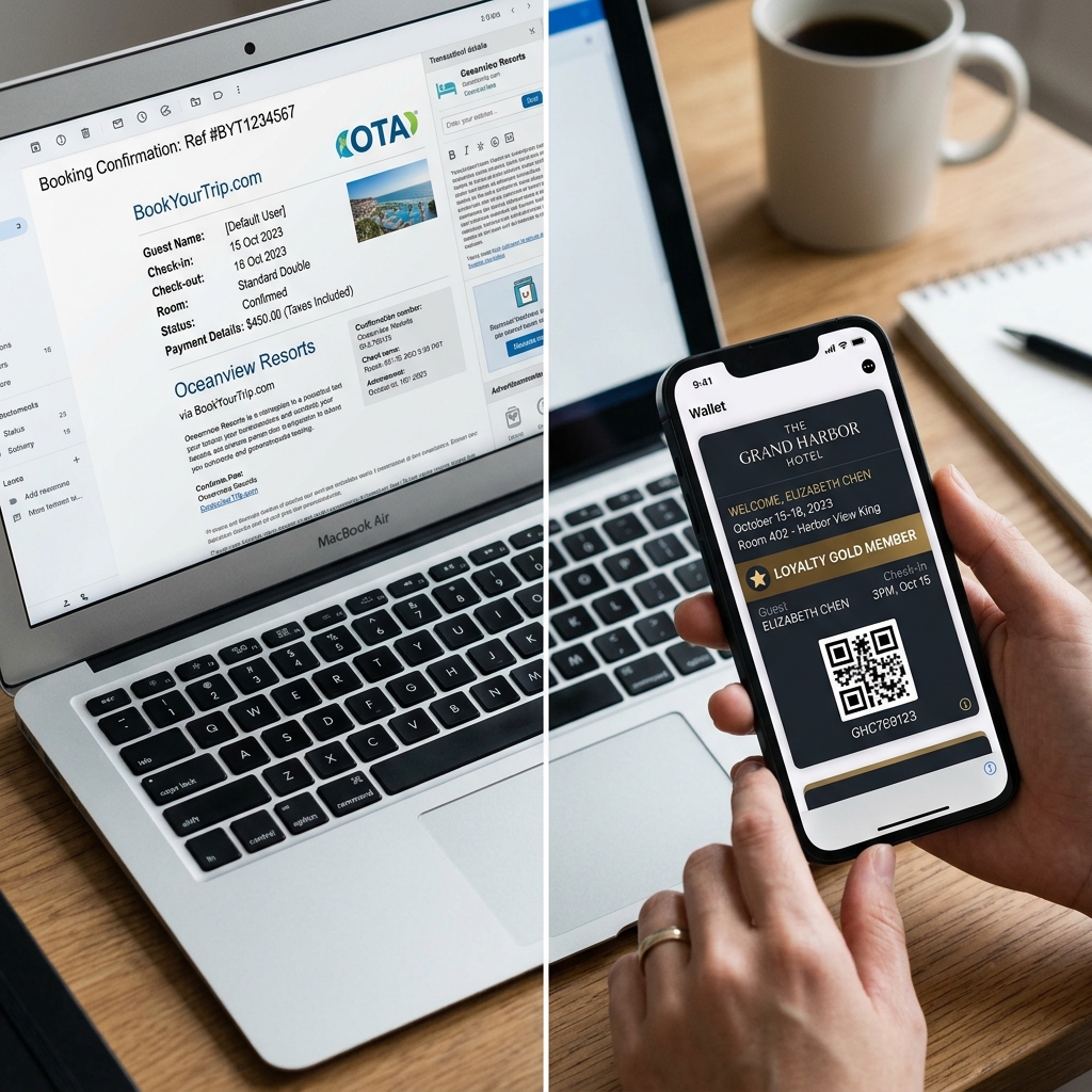 How Mobile Wallet Passes Increase Direct Bookings for Hotels