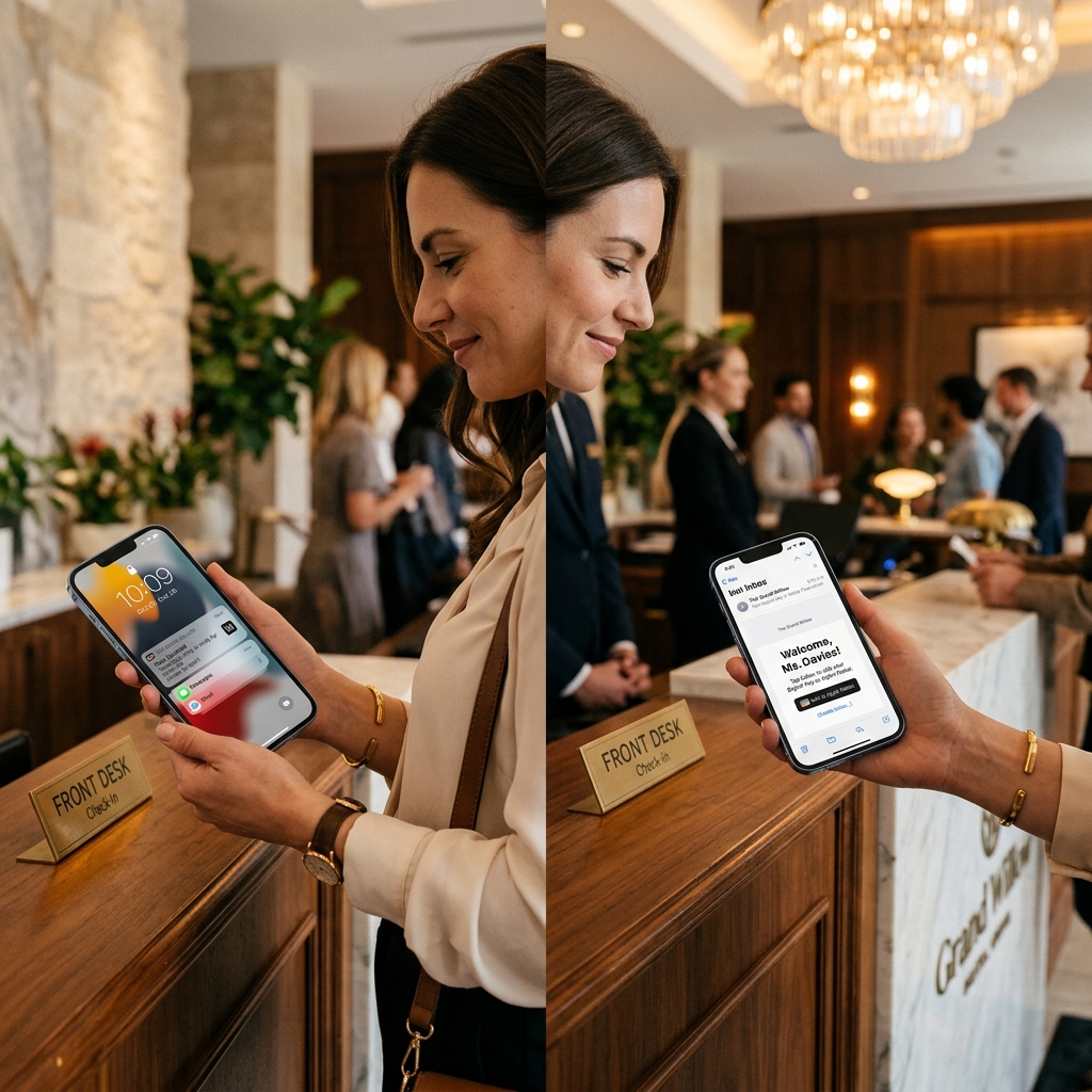 Push Notifications vs. Email: Which Works Better for Hotel Guest Communication?
